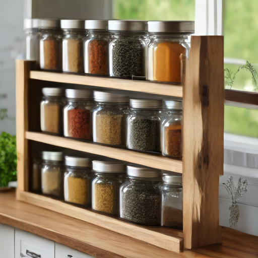 Afbeelding van Kruidenrekjes: De Sleutel tot een Georganiseerde Keuken