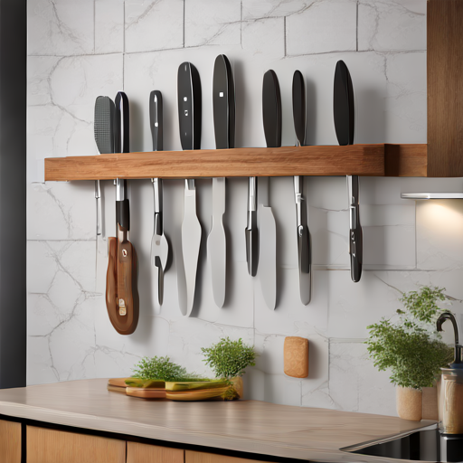 Afbeelding van Maak zelf magnetische messenhouders met thuis spullen