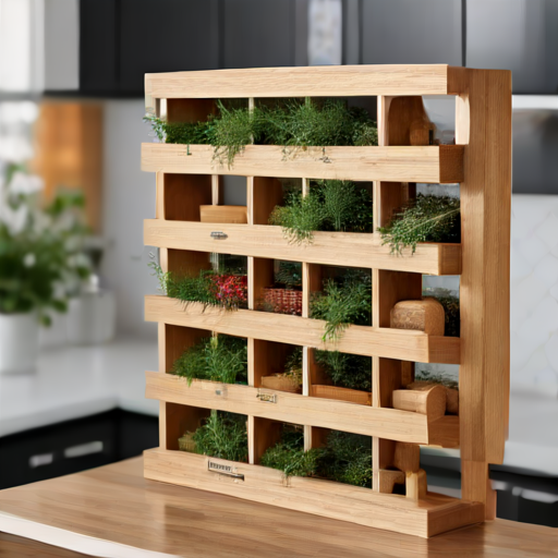 Afbeelding van Ontdek de voordelen van kruidenrekjes van hout