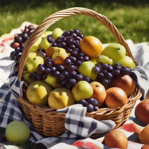 Afbeelding van Opvouwbare fruitmandjes voor de perfecte picknick