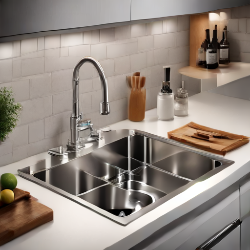 Afbeelding van Combineren van opvouwbare gootstenen met apparatuur