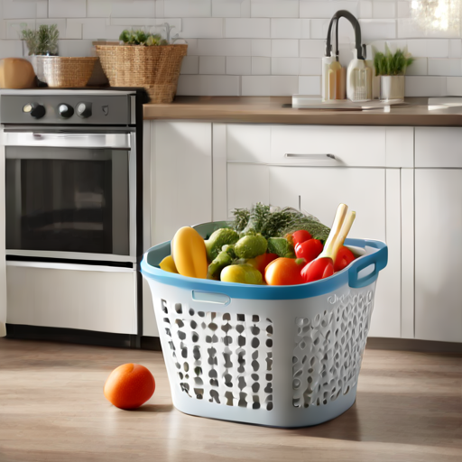 Afbeelding van Tips voor het kiezen van plastic wasmanden in de keuken