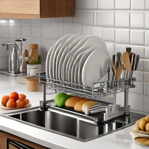 Afbeelding van Opvouwbare afwasrekken van topkwaliteit vinden