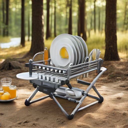 Afbeelding van Praktische voordelen van opvouwbare afwasrekken