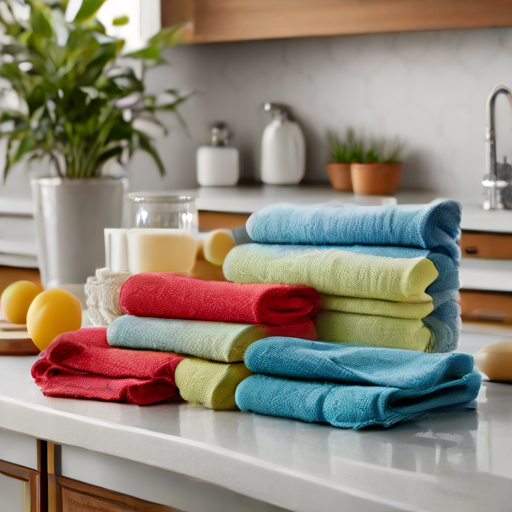 Afbeelding van Herbruikbare stofdoekjes: Duurzaam schoonmaken met gemak