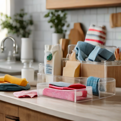 Afbeelding van Herbruikbare stofdoekjes opbergen: praktische tips