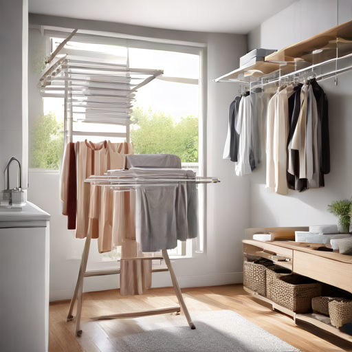 Afbeelding van Opvouwbare droogrekken: de slimme keuze voor elke woning