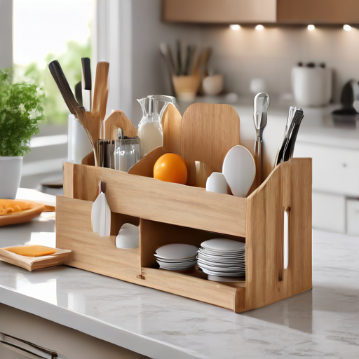 Afbeelding van Maak opvouwbare keukentafel organizers eenvoudig zelf