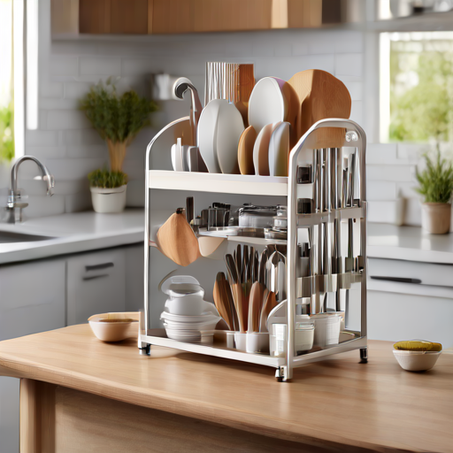 Afbeelding van Opvouwbare keukentafel organizers voor studio's: dé oplossing