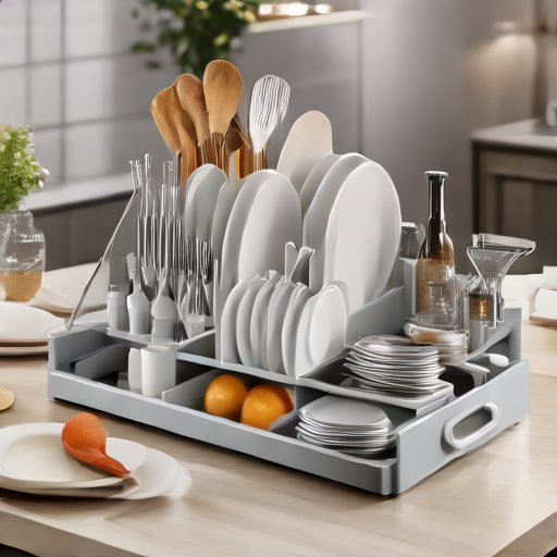 Afbeelding van Opvouwbare keukentafel organizers voor feesten gebruiken