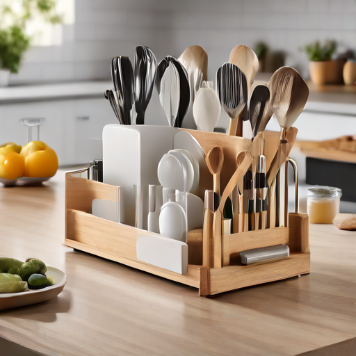 Afbeelding van Opvouwbare keukentafel organizers voor kleine keukens