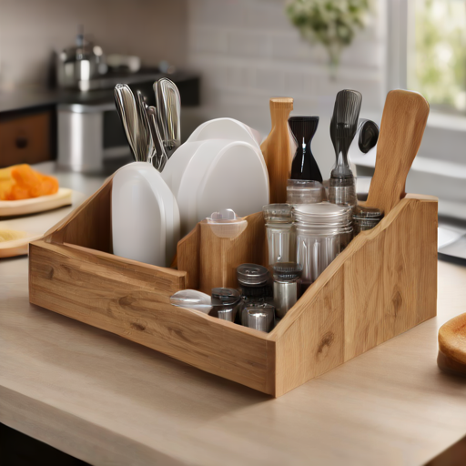 Afbeelding van DIY Opvouwbare Keukentafel Organizers voor Thuis