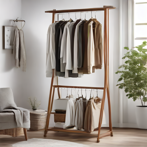 Afbeelding van Opvouwbare Kledingrekjes voor Kleine Ruimtes: Tips en Tricks