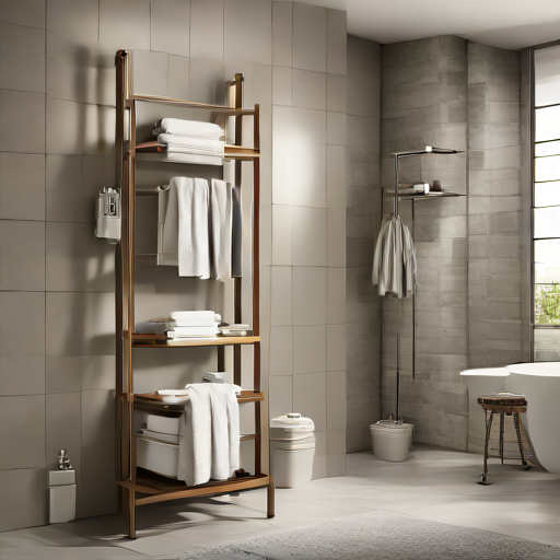 Afbeelding van Opvouwbare Kledingrekjes voor de Badkamer: Handig en Ruimtebesparend