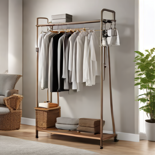 Afbeelding van Opvouwbare Kledingrekjes en Opbergoplossingen Combineren