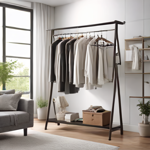 Afbeelding van Ontdek de veelzijdigheid van opvouwbare kledingrekjes