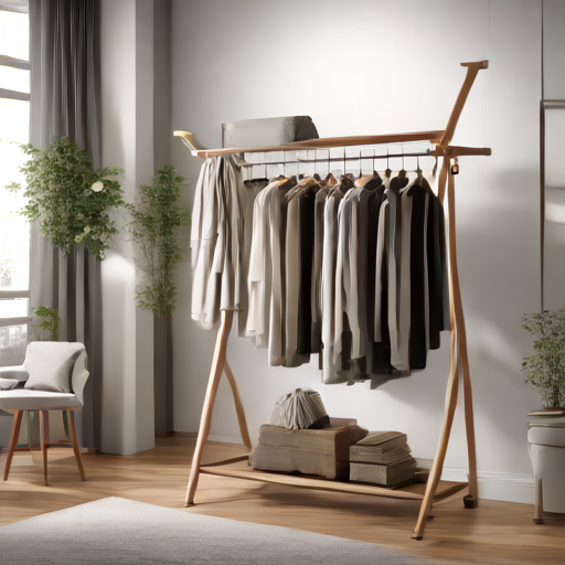 Afbeelding van Top opvouwbare kledingrekjes voor kleine appartementen