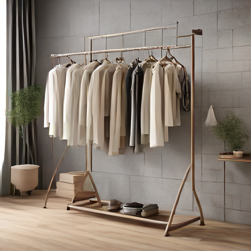 Afbeelding van Prijsoverzicht opvouwbare kledingrekjes in de winkel