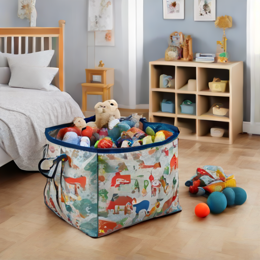 Afbeelding van Ontdek de voordelen van opvouwbare speelgoedopbergtassen