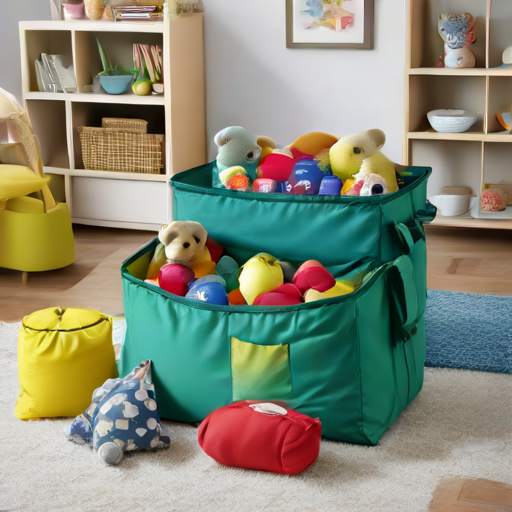 Afbeelding van Opvouwbare speelgoedopbergtassen voor kinderen