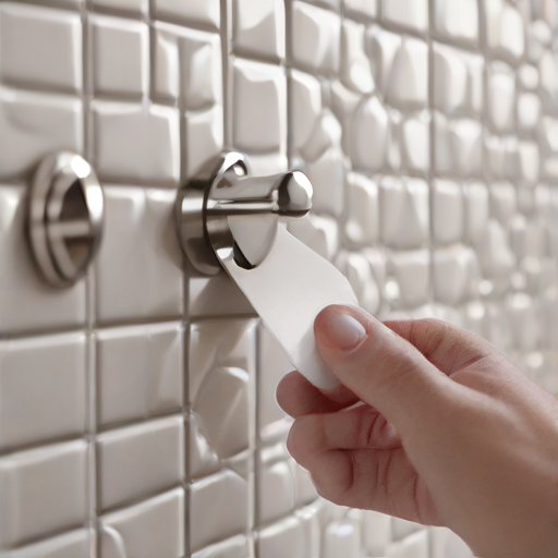 Afbeelding van Effectieve Tips voor het Verwijderen van Plakhaakjes in de Badkamer