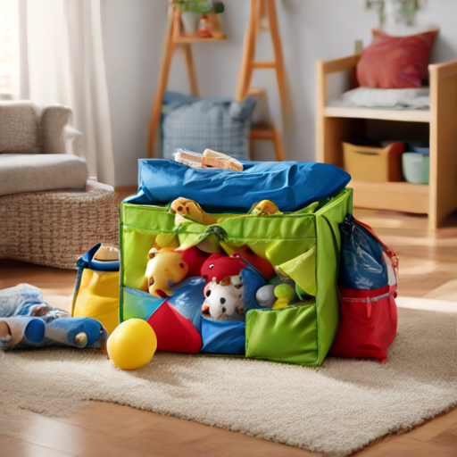 Afbeelding van Verleng de levensduur van opvouwbare speelgoedopbergtassen