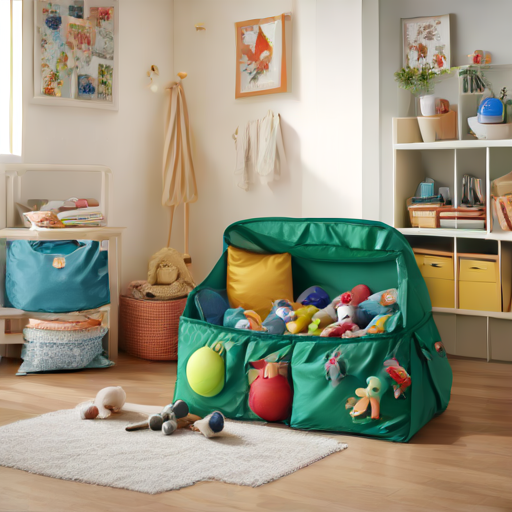 Afbeelding van Goedkoopste opvouwbare speelgoedopbergtassen voor peuters