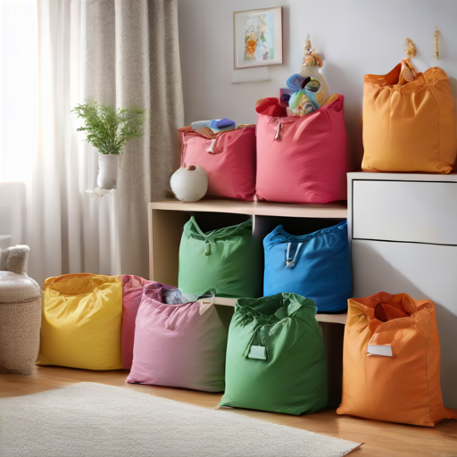Afbeelding van Hoeveel opvouwbare speelgoedopbergtassen heb ik nodig?