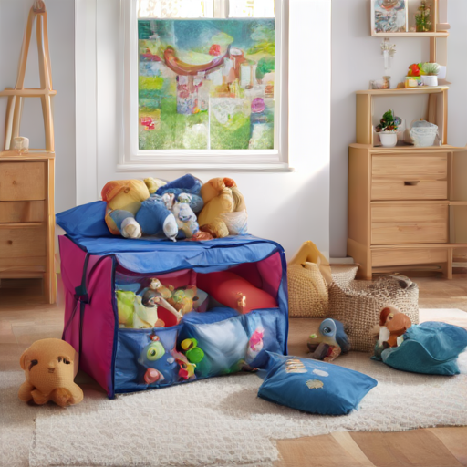 Afbeelding van Organiseer met opvouwbare speelgoedopbergtassen: tips