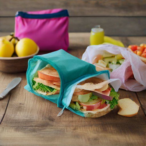 Afbeelding van Herbruikbare Sandwichzakken en Hun Milieu-impact