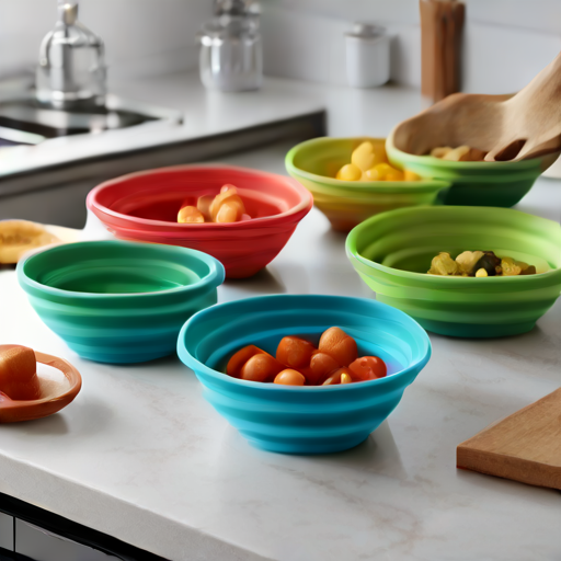 Afbeelding van Gebruik opvouwbare siliconen kommen efficiënt in jouw leven