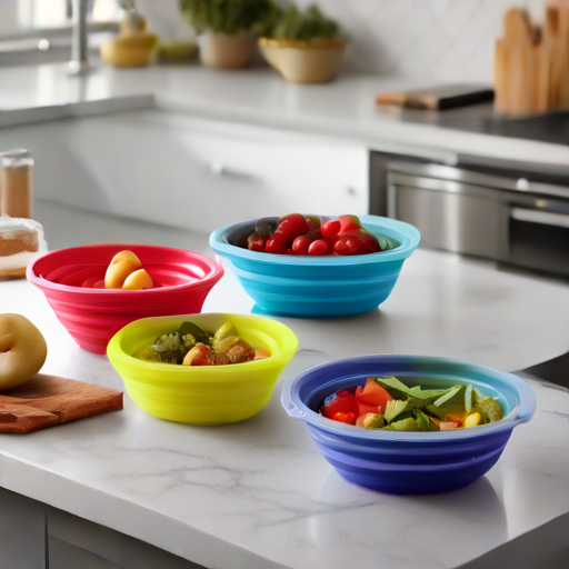 Afbeelding van Veiligheid van opvouwbare siliconen kommen in de magnetron