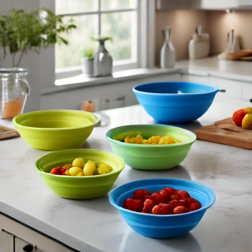 Afbeelding van Goedkoopste opvouwbare siliconen kommen online kopen