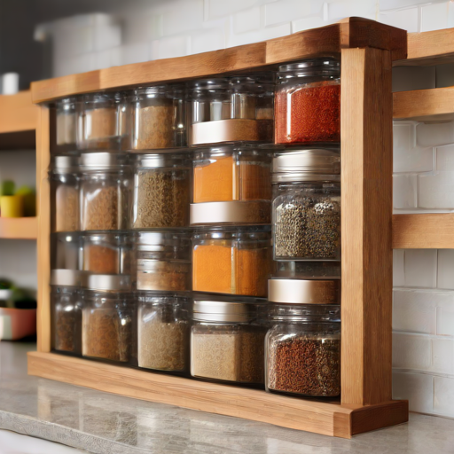 Afbeelding van Gebruik kruidenpot houders voor een georganiseerde keuken