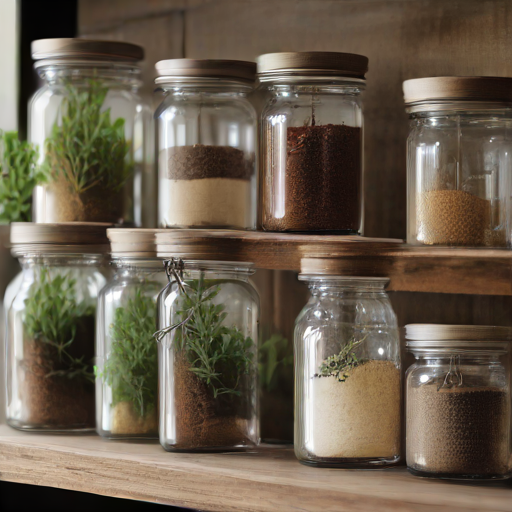 Afbeelding van Voordelen van glazen kruidenpot houders voor jouw keuken