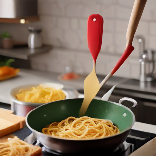 Afbeelding van Tips voor het gebruik van siliconen spatels bij pasta
