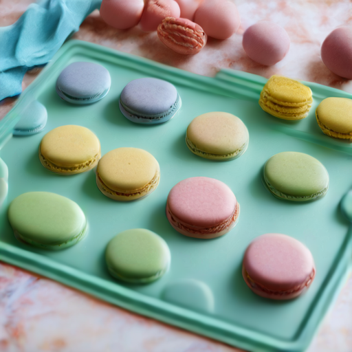 Afbeelding van Herbruikbare Bakmatten voor Perfecte Macarons