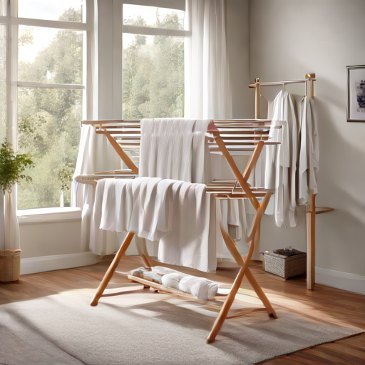 Afbeelding van Gebruik opvouwbare droogrekken voor beddengoed effectief