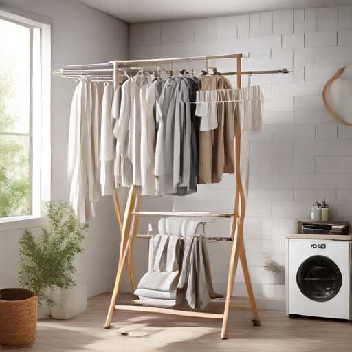 Afbeelding van Opvouwbare droogrekken: wintergebruik en voordelen