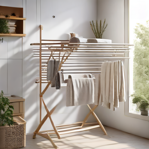 Afbeelding van Maak je eigen opvouwbare droogrekken met gemak thuis