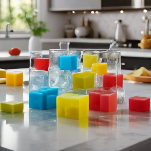 Afbeelding van Siliconen IJsblokvormen: Perfecte Cocktails Maken