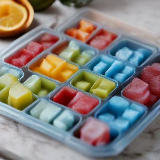 Afbeelding van Siliconen ijsblokvormen schoonmaken: tips en trucs