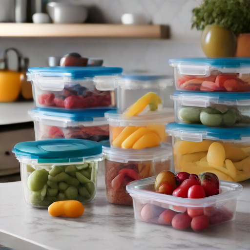 Afbeelding van Gebruik plastic voedselopslagbakken in de keuken