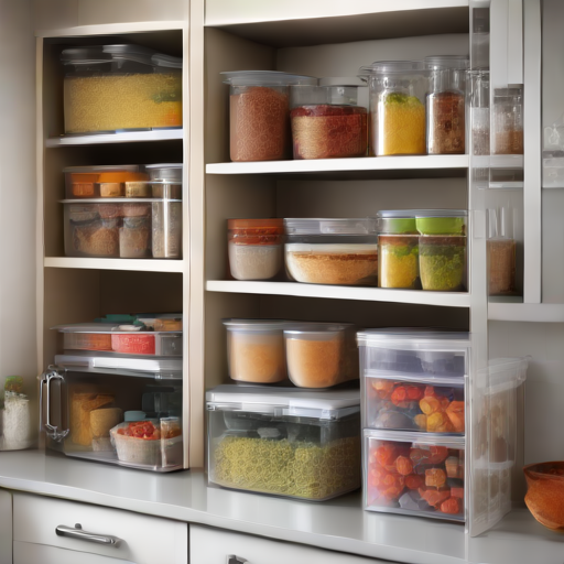 Afbeelding van Organiseer je plastic voedselopslagbakken als een pro