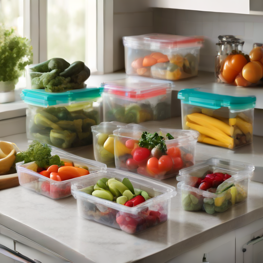 Afbeelding van Hoeveel plastic voedselopslagbakken heb ik nodig?