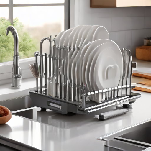 Afbeelding van Gebruik opvouwbare afdruiprekken voor borden effectief