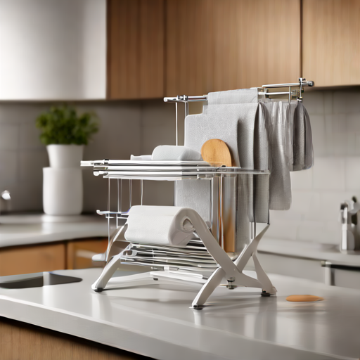 Afbeelding van Beste opvouwbare afdruiprekken voor kleine keukens