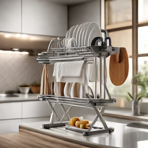 Afbeelding van Opvouwbare Afdruiprekken: De Slimme Keuze voor Keukens