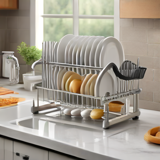 Afbeelding van Opvouwbare afdruiprekken: Veiligheid in de keuken onderzocht