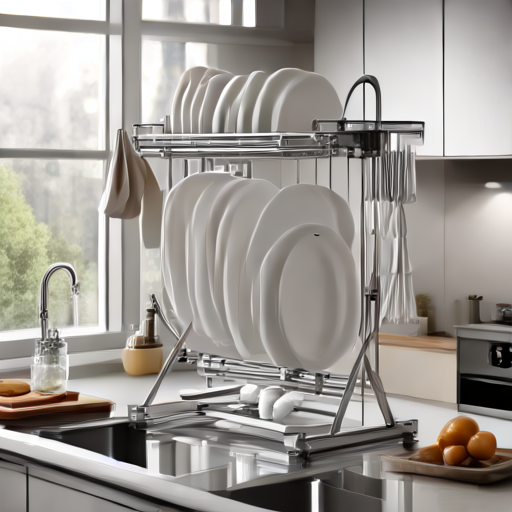 Afbeelding van Maak zelf opvouwbare afdruiprekken voor elke keuken